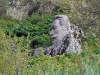Sculpture d'un héros arménien dans le parc Drépalo à Jermuk