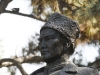 Statue de Baourjan Momych-ouli, héros de l'Union soviétique, dans le parc des vingt-huit gardes de Panfilov