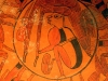 epv 0285.jpg Musée d'Anthropologie, salle Maya, céramique polychrome aux chasseurs à sarbacanes