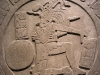 epv 0306.jpg Musée d'Anthropologie, salle Maya, disque de Chinkult (marqueur de jeu de pelote)