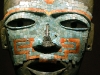 epv 0329.jpg bMusée d'Anthropologie, salle Teotihuacan, masque taillé dans de la roche volcanique, couvert de mosaïque de turquoise (provenance Guerrero)