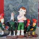 Figurines Ã  Wat Sutthiwat Wararam (What Chong Long)